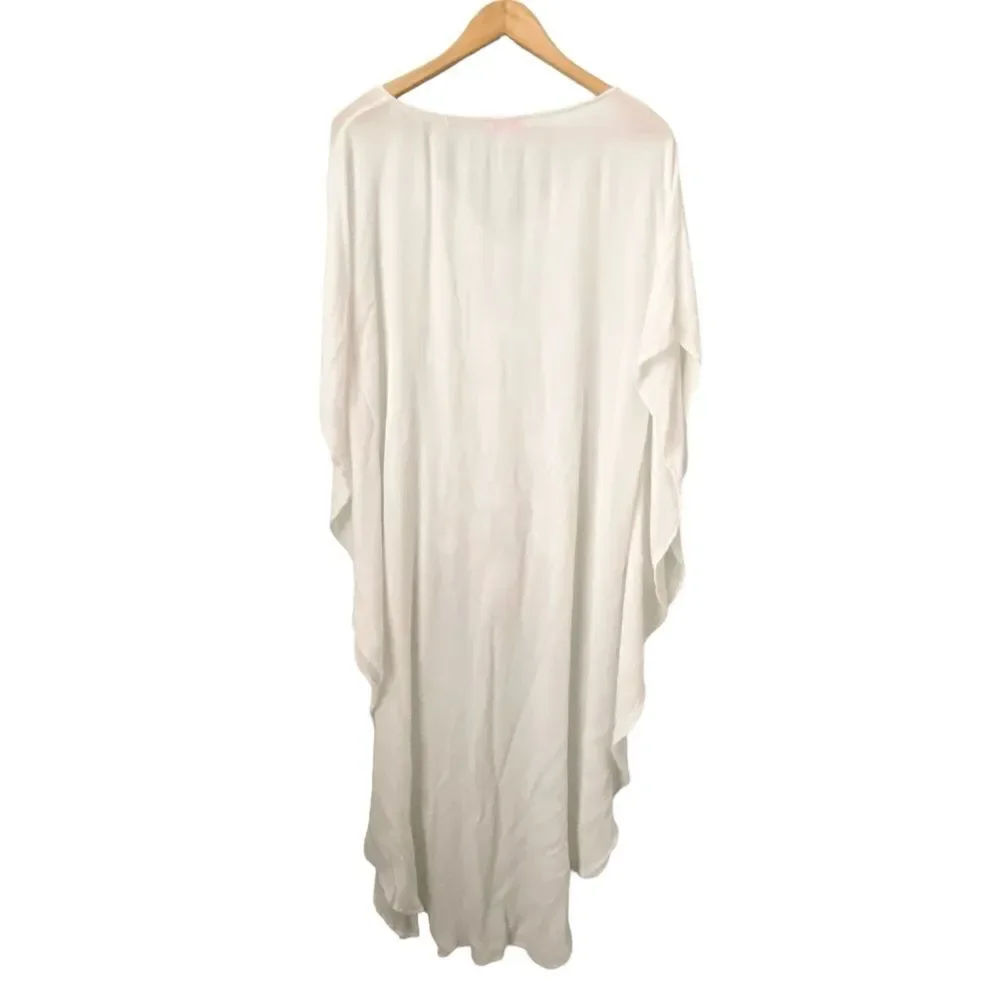 Lilly Pulitzer Mella Maxi Coverup In Resort White in Size S/M - Picture 5 of 11